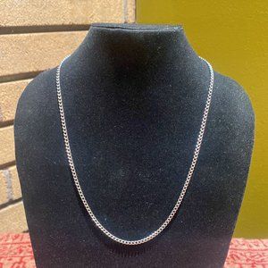 Stainless Steel Round Links Chain 19"